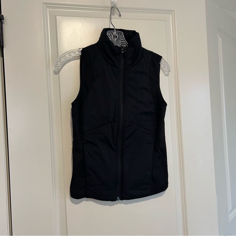 Lululemon black running vest size 6